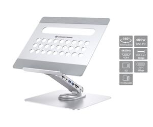 Conceptronic DONN27G supporto per laptop Supporto per computer portatile Argento (CONCEPTRONIC Tablet Halterung inkl 7-i) - Nouvo