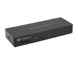 Conceptronic DONN30B replicatore di porte e docking station per laptop Cablato Thunderbolt 4 Nero - Nouvo