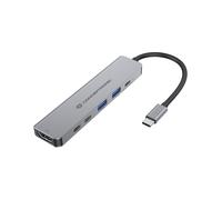 Conceptronic DONN33G replicatore di porte e docking station per laptop Cablato USB 3.2 Gen 1 (3.1 Gen 1) Type-C Argento NEW