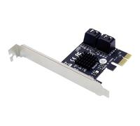 Conceptronic EMRICK03G EMRICK 4-Port-SATA-PCIe-Adapter mit SATA-Kabel Controlle