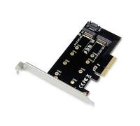 Conceptronic EMRICK04B carta PCIe SSD 2in1 M.2 scheda PC EMRICK04B