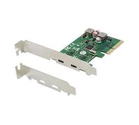 CON EMRICK08G - PCIe x4 > 2 USB 3.1 C esterne, autoalimentato
