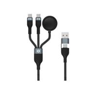 Conceptronic ETTA08B15 cavo USB USB 2.0 1,5 m USB A 2 x USB C Nero - Nouvo