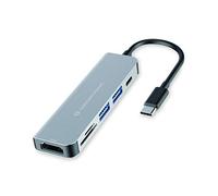 Conceptronic DONN02G Schnittstellen-Hub USB 3.2 Gen 1 (3.1 Gen 1) Type-C 5000 Mbit/s Aluminium ( DONN02G )