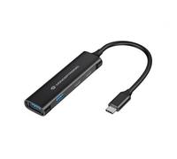 Conceptronic Conceptronic Hub 4-Porte Usb 3.0 - 2x UsB-C + 2x UsB-A In Alluminio