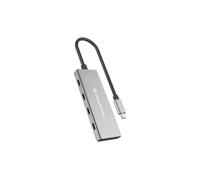 CONCEPTRONIC Hub USB 3.2 Gen 2 Type-C 4 Porte Grigio 10000 Mbit/s