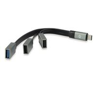 Conceptronic Hub Usb C To 3xusb One Size Grey