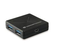 Conceptronic HUB USB HUBBIES02B 4-PORT USB 3.0 HUB DETACH. CABLE