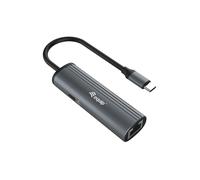 CONCEPTRONIC hub USB Tipo-C 1000 Mbit/s con porta Ethernet Nero e Grigio