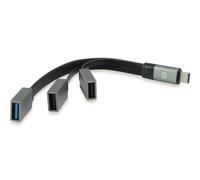 Conceptronic Hub Usb C To 3xusb One Size Grey