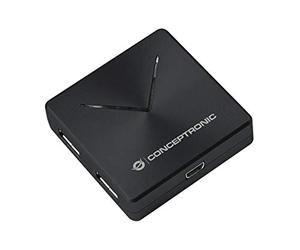 Conceptronic HUBBIES02B - Versione 1 - Hub - 4 x SuperSpeed USB 3.0 - Desktop (HUBBIES02B)