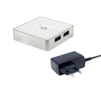 Conceptronic HUBBIES03W hub di interfaccia USB 3.2 Gen 1 (3.1 Gen 1) Micro-B 5000 Mbit/s Bianco NEW