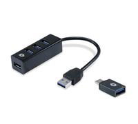 Conceptronic HUBBIES04B Hub Di Interfaccia Usb 3.2 Gen 1 Type-A 5000Mbit S Nero