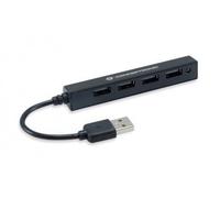 Conceptronic HUBBIES05B hub di interfaccia USB 2.0 480 Mbit/s Nero (Hubbies 4-Port Usb 2.0 Hub - Warranty: 12M) NEW