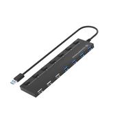 Conceptronic HUBBIES09BP USB Hub 7-Port 4x USB 3.0 3x USB 2.0 with Power Supply