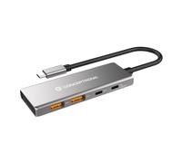 CONCEPTRONIC HUBBIES15G 4-Port USB 3.2 Gen 2 Hub, 10 Gbit/s, USB-C x 2, USB-A x