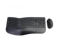 Tastiera+Mouse Wireless Ergonomic 1600 Dpi 125 Tasti