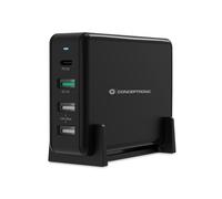 `CONCEPTRONIC Ladegerat 4Port 65W,1xUSB-C/3xUSB-A` ACC NUOVO