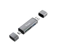 CONCEPTRONIC lettore di schede USB 3.2 Gen 1 Type-A/Type-C Grigio