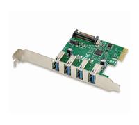 CONCEPTRONIC - Scheda di Interfaccia e Adattatore EMRICK02G con 4 Porte USB 3.2 Colore Verde