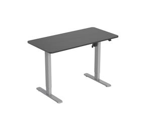 CONCEPTRONIC scrivania Dritto 120x60 cm Nero Grigio con gestione cavi