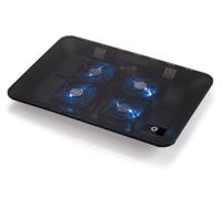 Conceptronic Kühlende Notebook-Unterlage mit 4 Lüftern ( CNBCOOLPADL4F )