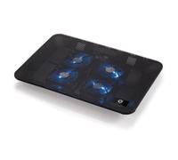 CONCEPTRONIC Supporto Notebook USB Raffreddamento 4 Ventole 17" Nero
