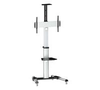 CONCEPTRONIC supporto per monitor 70" a rotelle Nero, Bianco