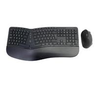 Tastiera+Mouse Wireless Ergonomic 1600 Dpi 125 Tasti