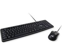 Equip Wired Combo Keyboard + Mouse, Black, IT