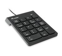 CONCEPTRONIC tastierino numerico USB Nero con 18 pulsanti e calcolatrice