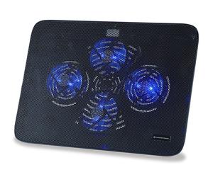 Conceptronic Thana CNBCOOLPAD4F 4-Fan Cooling Pad/Tray for up to 15.3" Laptop/No