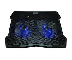 Conceptronic THANA06B 2-Fan Cooling Pad base di raffreddamento per notebook 39,6 cm (15.6") Nero