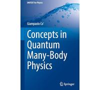 Concepts in Quantum Many-Body Physics