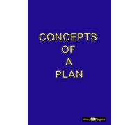 CONCEPTS OF A PLAN - Modern Graphic, Blank Lined Journal, Notebook, Diary, 110 pages, 6"x9", Glossy Cover: Great Gift or Card Alternative