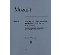 Concert C-DUR KV 299 FL HA ORCH - arrangiamento per flauto traverso - arpa - pianoforte [Note musicali/spartito] Compositore: MOZART WOLFGANG AMADEUS