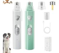 Concertchop Dog Nail Grinder, Concertchop Nail Trimmer, 3 Grinding Modes & 2 Levels, Ultra-Quiet Operation - Smart LED Pet Grinder, USB Charge - Pet Paws Grooming Smoothing Tool (2PCS)