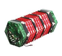 Concertina For Fisarmonica A 20 Pulsanti, Strumento A Tastiera Entry Level, Con Borsa For Il Trasporto, For Adulti Studenti Principianti, Affascinante Suono Più Morbido (Color : Green)