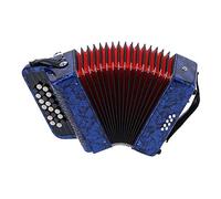Concertina for Fisarmonica A 22 Tasti E 8 Bassi, Strumento Musicale for Fisarmonica, Regalo Eccellente for Bambini E Amici, con Tracolla E Zaino for Fisarmonica