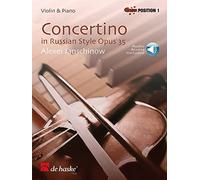 Concertino in Russian Style Opus 35. Violin e Accomp.. Include Parte + Audio-online