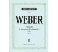 Concerto 2 ES-DUR OP 74 - trasparente orch - organizzato per clarinetto - pianoforte [note musicali] Compositore: WEBER CARL MARIA von