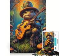 Concerto di folklore steampunk Puzzle da 1000 pezzi per adolescenti Gioco di logica chiaro Passatempo rilassante Taglio perfetto Regalo classico 38x52cm