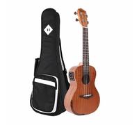 Concerto Elettrico Sapele Ukulele Funzione Sintonizzatore Incorporato Con Equalizzatore A 3 Bande Da 23 Pollici(2)