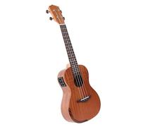 Concerto Elettrico Sapele Ukulele Funzione Sintonizzatore Incorporato Con Equalizzatore A 3 Bande Da 23 Pollici(3/4)