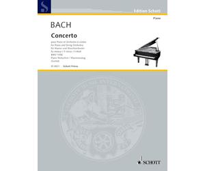 Concerto en fa mineur: BWV 1056. piano and string orchestra. Réduction pour piano.