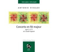 Concerto en Ré majeur, opus 3, no 9. Violin e Accomp..