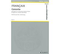 Concerto: for bassoon and 11 string instruments (or piano). bassoon and 11 strings (or piano). Réduction pour piano avec partie soliste.