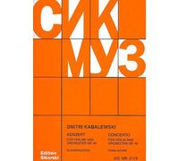 Concerto: for Violin and Orchestra. op. 48. violin, orchestra. Réduction pour piano.