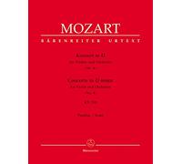 Konzert für Violine und Orchester Nr. 4 D-Dur KV 218. Klavierauszug, Stimme(n), Urtextausgabe. BÄRENREITER URTEXT