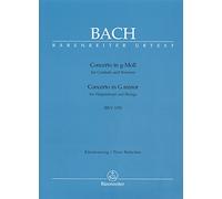Concerto für Cembalo und Streicher g-Moll BWV 1058. BÄRENREITER URTEXT. Klavierauszug, Urtextausgabe